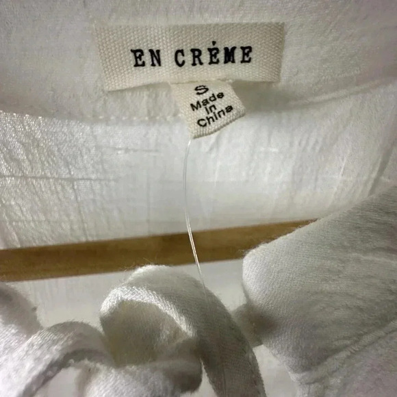 EN CRÈME WAY OF LIFE COTTON EMBROIDERED MIDIDRESS SIZE S - Picture 8 of 13